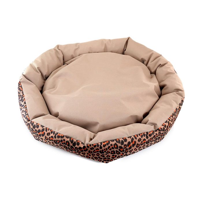 Culcus din material impermeabil rece pentru caine pisica animal print 77cm 1