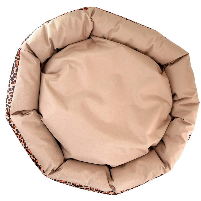 Culcus din material impermeabil rece pentru caine pisica animal print 77cm 2